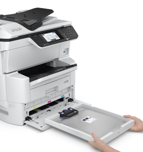 מדפסת הזרקת דיו משולבת EPSON WorkForce Pro WF-C878RDWF