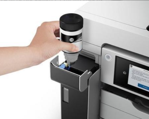 מדפסת הזרקת דיו שחור לבן משולבת A3 Epson EcoTank Pro M15180