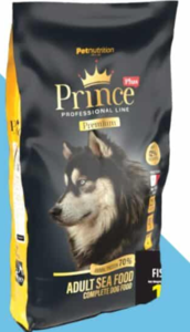 Prince Premium דגים ועוף – מזון יבש מלא לכלבים בוגרים |17 ק"ג