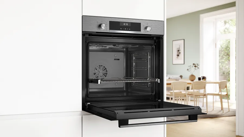 תנור בנוי חברת bosch דגם HBG537ES3YX צבע נירוסטה