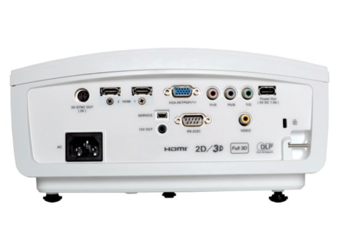 Optoma HD50 rear