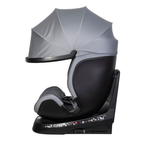 כסא בטיחות מסתובב משולב בוסטר 360° Grow Max מבית BRITAX (אפור)