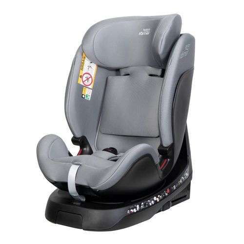 כסא בטיחות מסתובב משולב בוסטר 360° Grow Max מבית BRITAX (אפור)