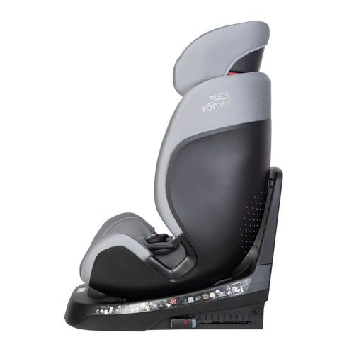 כסא בטיחות מסתובב משולב בוסטר 360° Grow Max מבית BRITAX (אפור)