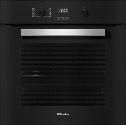 תנור בנוי חברת miele דגם H2760 B-CLST צבע שחור מלא + מסילה טלסקופית רוחב 59.5 ס