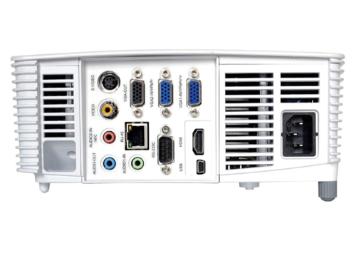 Optoma W316ST rear