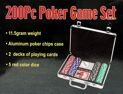 200Pc Poker Game Set