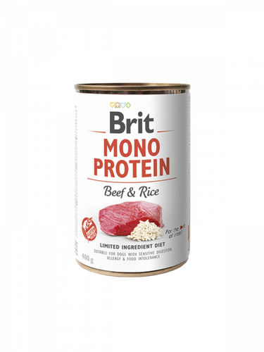 בריט מונו שימור חלבון בקר ואורז 400 גרם