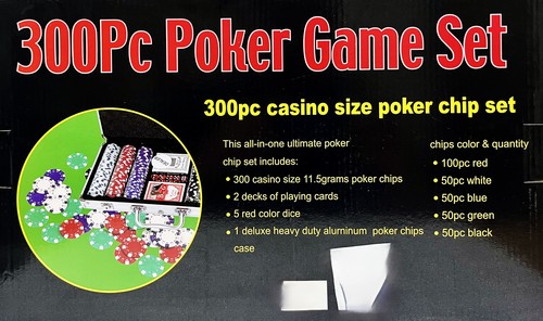 300 pcs poker game set
