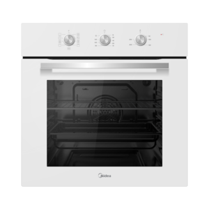 תנור בנוי חד תאי Miele H2861W, פירוליטי, מסילות טלסקופיות, צבע לבן, רוחב 59.5 ס"מ, נפח 76 ליטר