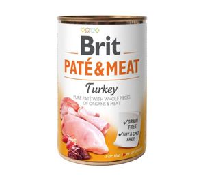 בריט פטה ובשר הודו 400 גרם Brit מזון לח