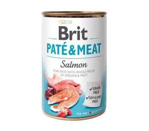 בריט פטה ובשר סלמון 400 גרם Brit מזון לח