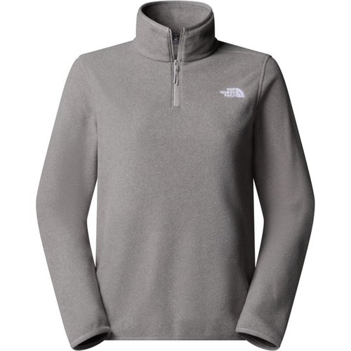 פליס נשים בצבע אפור רבע רוכסן GLACIER 1/4 ZIP מבית THE NORTH FACE
