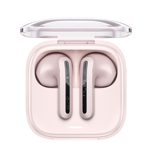  אוזניות TWS שיאומי דגם Redmi Buds 6 Active בצבע ורוד 