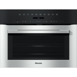 תנור משולב מיקרוגל חברת miele דגם H7140 BM CLST מיקרוגל צבע נירוסטה 43 ליטר