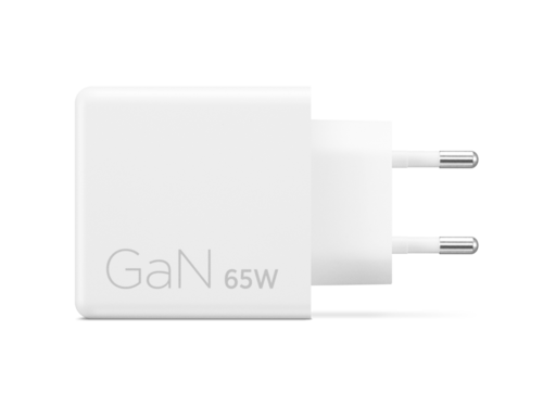 מטען Lenovo Dual USB-C 65W GaN Charger G0A6065BEU - צבע לבן