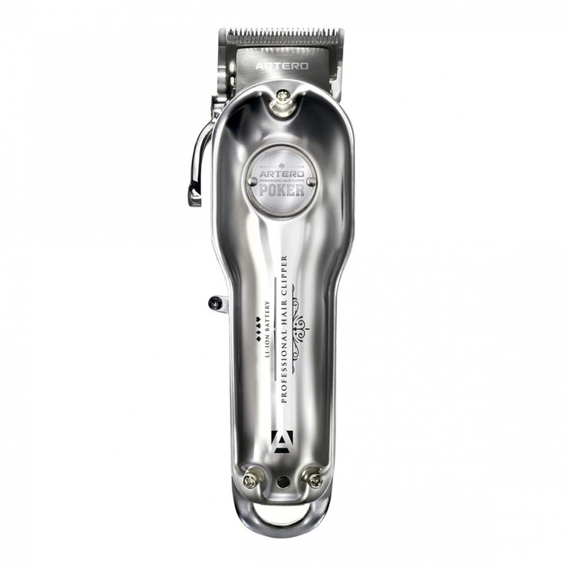 מכונת תספורת נטענת מקצועית ARTERO דגם FAR-M651 POKER SILVER | יבואן רשמי שנתיים אחריות