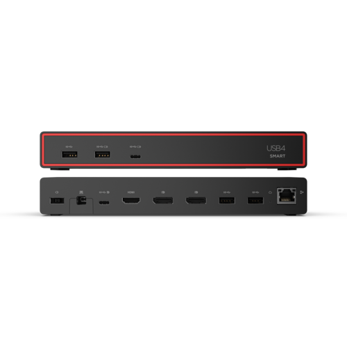 תחנת עגינה Lenovo ThinkPad USB4 Smart Dock 5500 (with 135W Adapter) 40BC0135IS