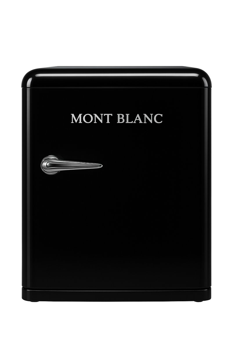 מקרר רטרו 46 ליטר במגוון צבעים מבית MONT BLANC דגם MBR90DF - BLK צבע שחור