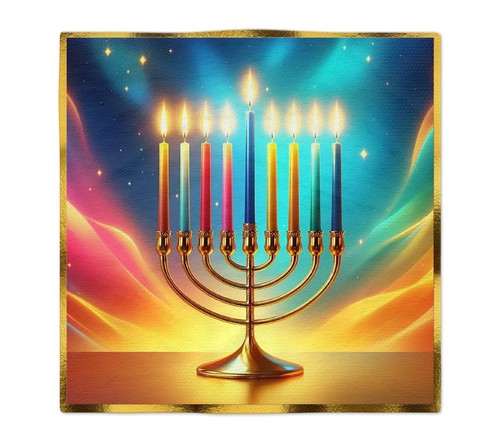 מפיות חנוכה מהודרות דגם 'אש התמיד'