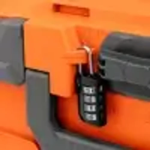 מנעול קומבינציה מובנה להגנה על הסוללות והציוד מפני גניבה