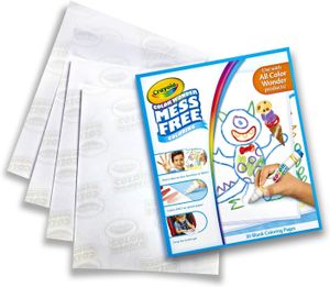 לצייר בלי לכלוך: 30 דפי ציור חלקים לצבעי COLOR WODER