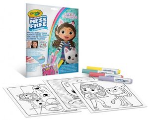ערכת ציור ללא ליכלוך Color Wonder 18 דפים ו 4 טושים – בית הבובות של גבי