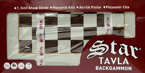 שש בש BackGammon white wood