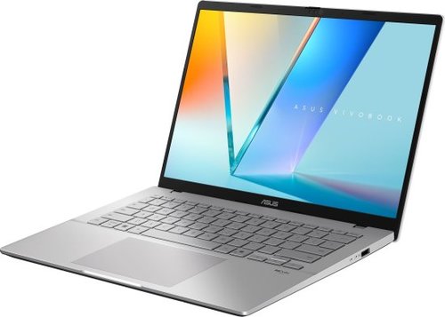 מחשב נייד Asus VivoBook S14 בצבע Cool Silver עם מסך 14 אינץ’ WUXGA.