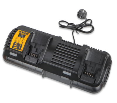 DCB132 – מטען כפול 10.8-18V XR / 54V XR FLEXVOLT