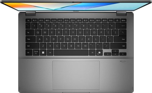 Asus VivoBook 14 Flip בצבע Matte Gray, מעבד Ultra 7 ו-16GB RAM