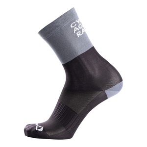 גרבי רכיבה NEW FUNNY SOCKS פוליאמיד שחור-אפור קייציים מנדפים
