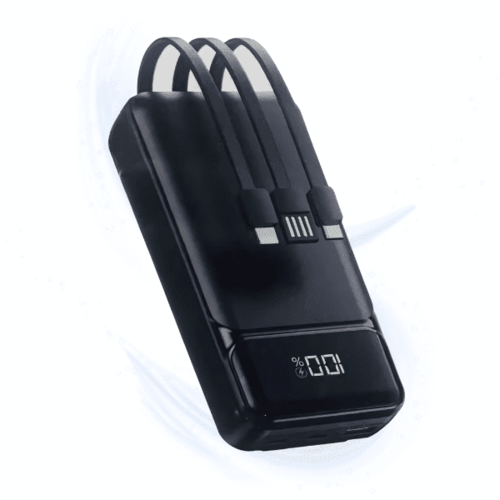 מטען נייד סוללת גיבוי ניידת טעינה מהירה BeeTech 20000mAh 22.5W שחור