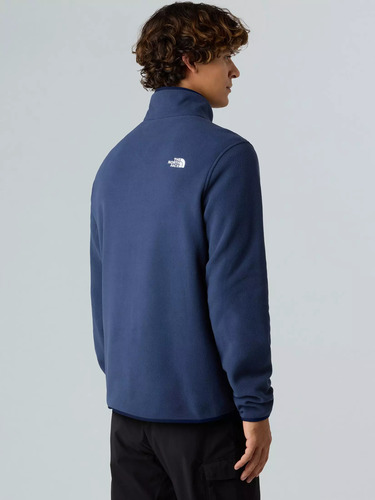 פליס גברים רבע רוכסן בצבע כחול GLACIER 1/4 ZIP מבית THE NORTH FACE