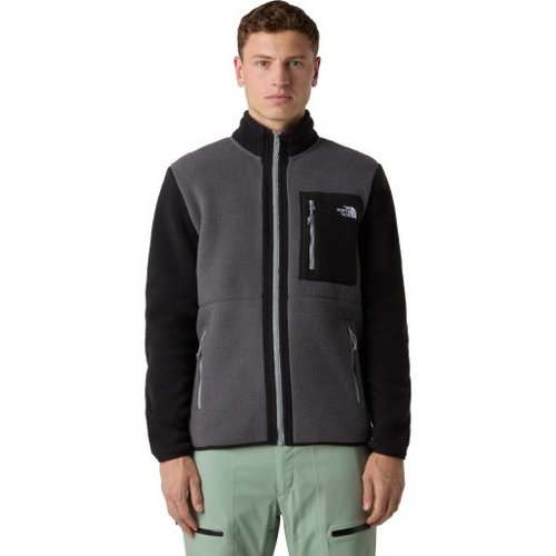 ג'קט פליס גברים שחור אפור M YUMIORI OFF PEAK FZ JKT מבית THE NORTH FACE
