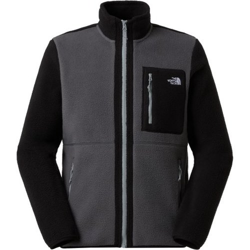 ג'קט פליס גברים שחור אפור M YUMIORI OFF PEAK FZ JKT מבית THE NORTH FACE