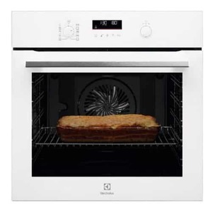 תנור בנוי חד תאי פירוליטי Electrolux EOP6526V לבן – רוחב 59.4 ס"מ, נפח 71 ליטר