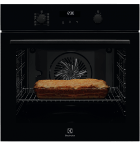תנור בנוי פירוליטי חד תאי Electrolux EOP7528X שחור – רוחב 59.4 ס"מ, נפח 71 ליטר