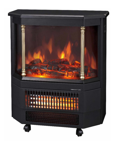 קמין חשמלי מעוצב שחור פחם 2 דרגות חימום Hemilton דגם HEM 993 | יבואן רשמי 