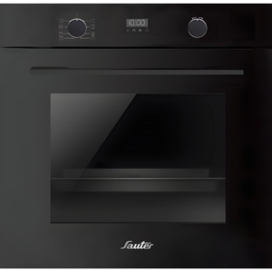 תנור בנוי חד תאי פירוליטי Sauter CUISINE-5050B, צבע שחור, רוחב 59.4 ס"מ, נפח 66 ליטר