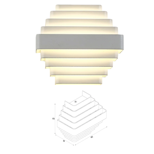 12W גוף תאורה קיר דגם STAIR לד
