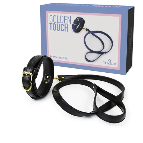 קולר פרימיום Golden Touch שחור