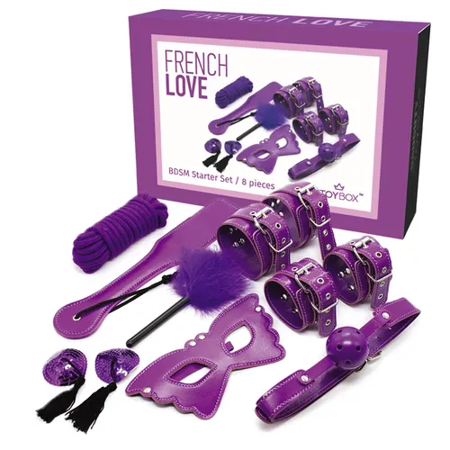 ערכת BDSM סגולה למתחילים French Love