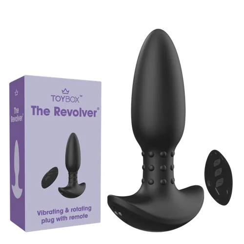 פלאג אנאלי רוטט ומסתובב The Revolver