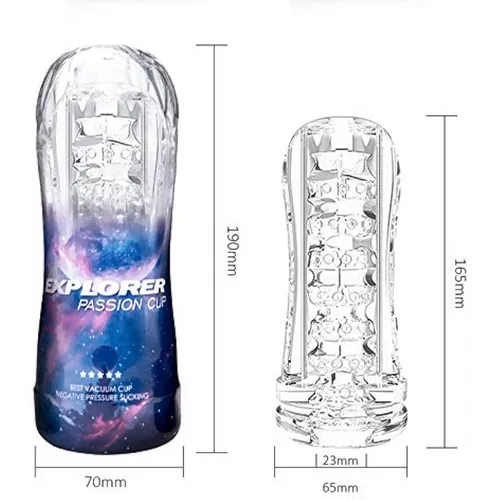 מאונן שקוף לגבר  Explore Passion cup