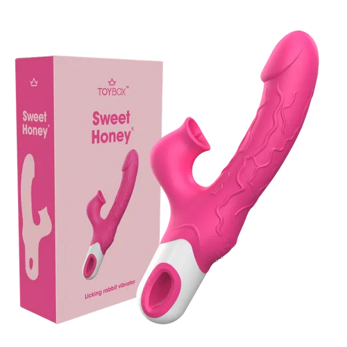 ויברטור ארנבון מלקק Sweet Honey