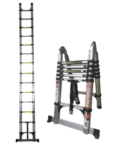 סולם טלסקופי כפול מתקפל 2X8 דגם KRAUSS KR-5000MM