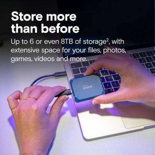 כונן חיצוני Crucial SSD external X10 4TB Portable