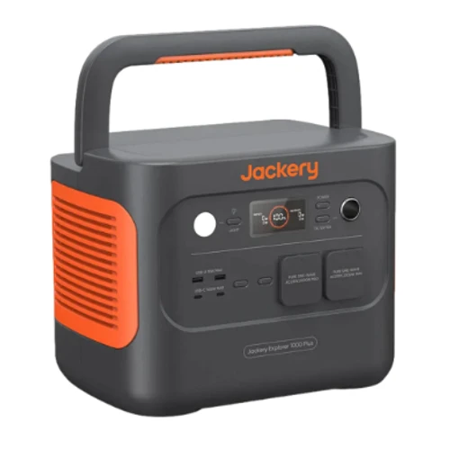 תחנת כוח ניידת JACKERY - 1000 Plus ג'קרי + פאנל סולארי JACKERY 80W