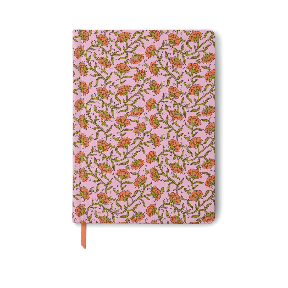 מחברת פלאנר שורה בכריכה קשה: Pink Vintage Floral